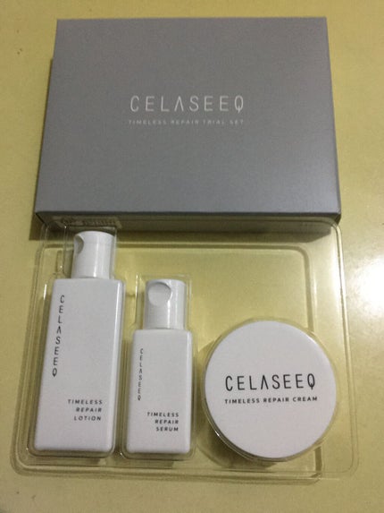 タイムレスリペア 未来肌おためしセット/CELASEEQ/スキンケアキットを使ったクチコミ(1枚目)