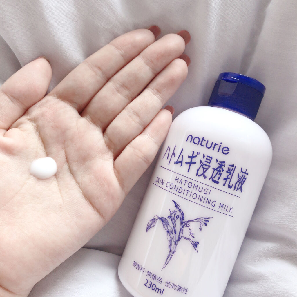 ハトムギ浸透乳液(ナチュリエ スキンコンディショニングミルク)/ナチュリエ/乳液を使ったクチコミ（3枚目）