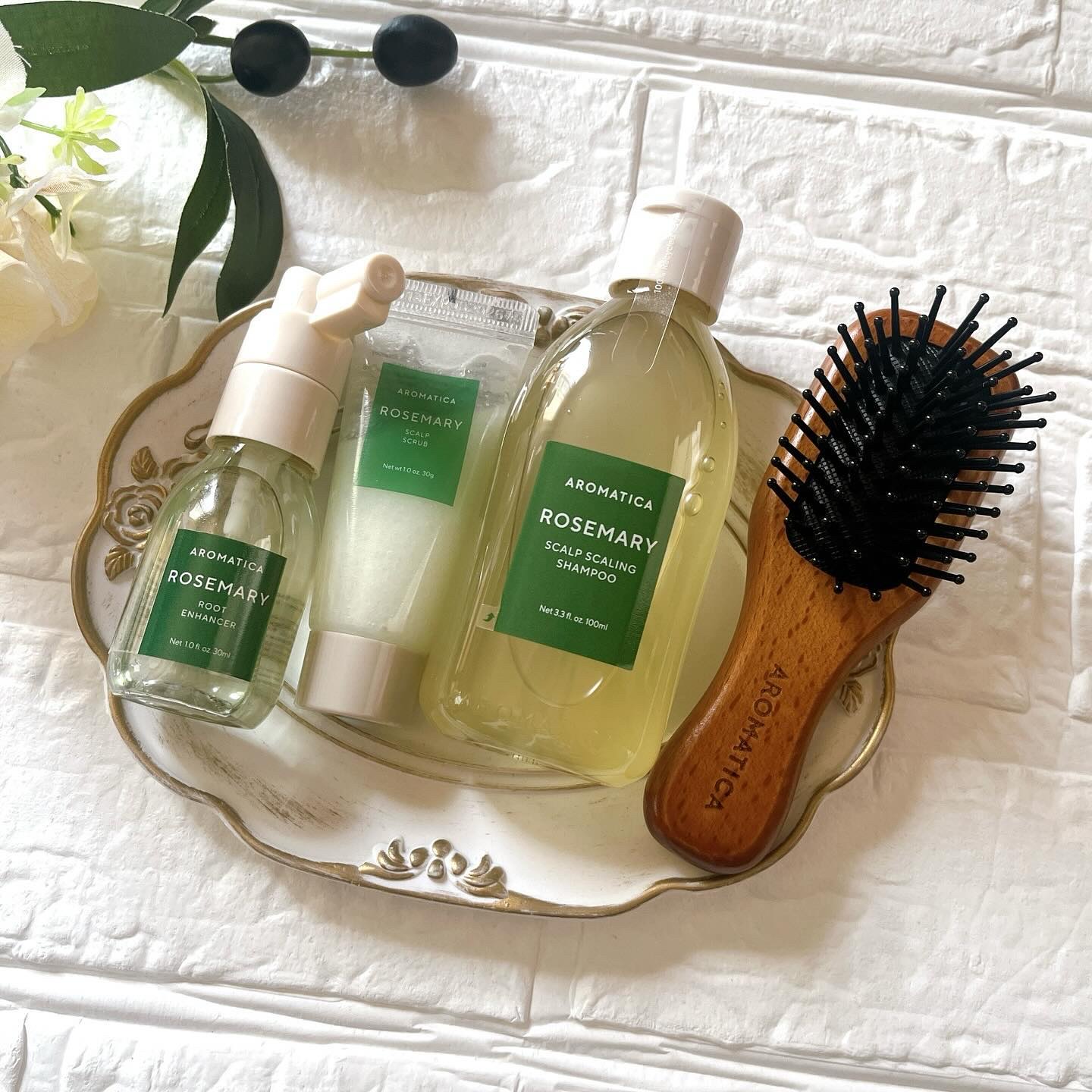 ローズマリー ヘア トライアルセット/AROMATICA/トライアルキットを使ったクチコミ（2枚目）