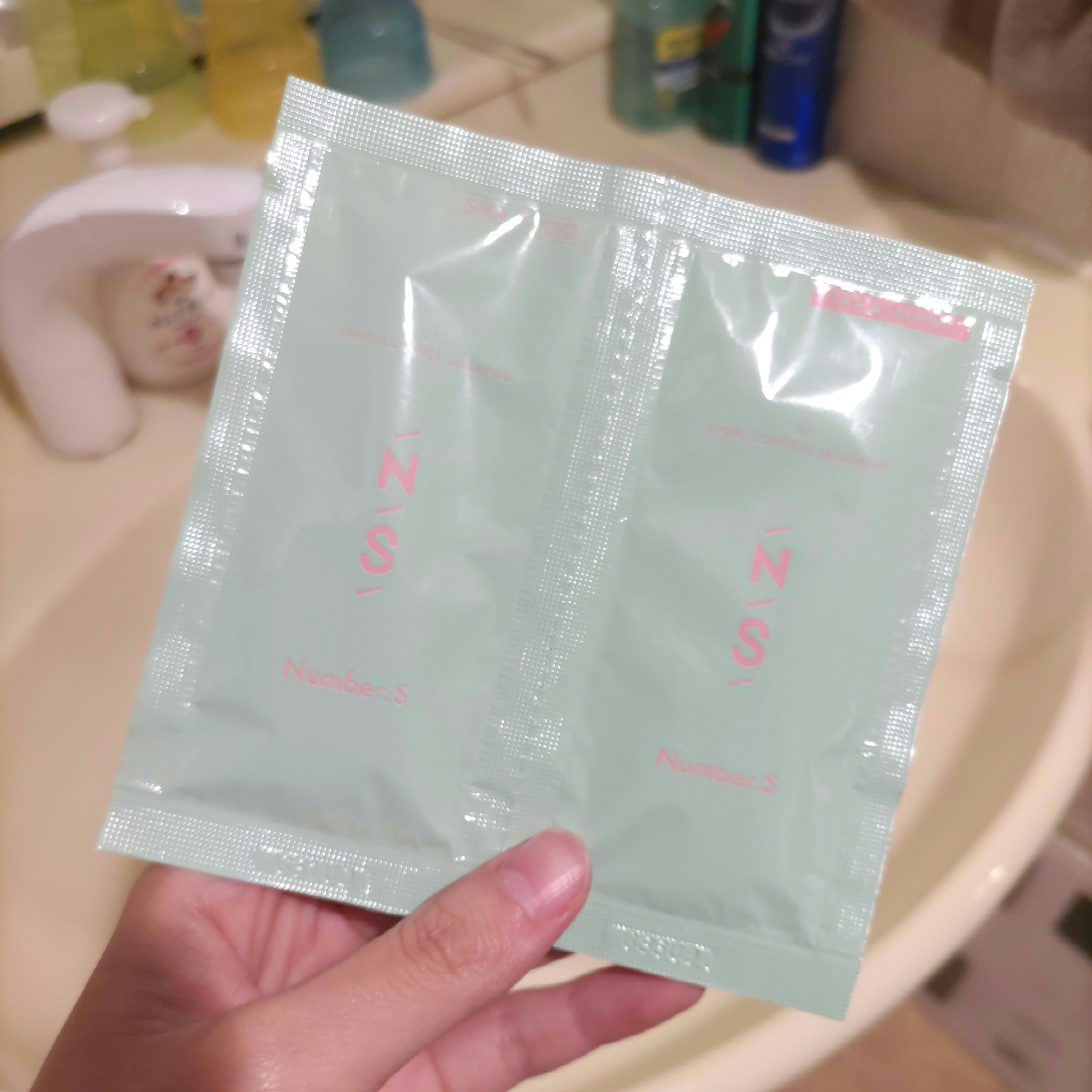 うねりコントロール シャンプー／ヘアトリートメント 1DAY トライアル/Number.S /市販シャンプーを使ったクチコミ（1枚目）