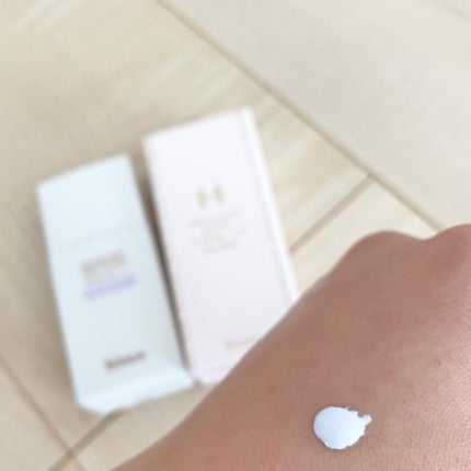 セカンドスキントーンアップベース ペールラベンダー/hince/化粧下地を使ったクチコミ(3枚目)