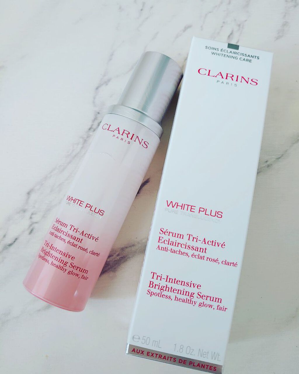 ホワイト-プラス インテンシヴ ブライト セラム/CLARINS/美容液を使ったクチコミ（1枚目）