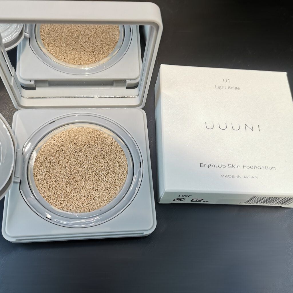 ブライトアップスキンファンデーション/UUUNI/クッションファンデーションを使ったクチコミ(1枚目)