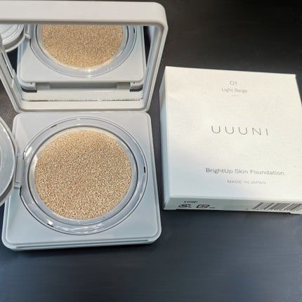 ブライトアップスキンファンデーション/UUUNI/クッションファンデーションを使ったクチコミ(1枚目)