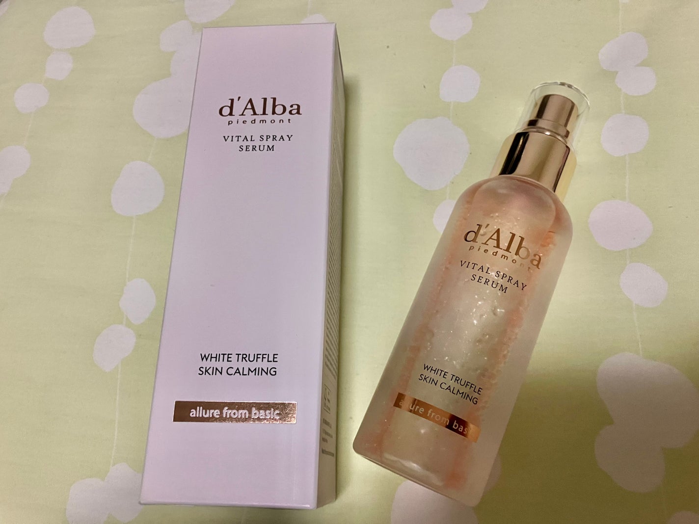 ダルバ ホワイトトリュフバイタルスプレーセラム/ダルバ/ミスト状化粧水を使ったクチコミ(2枚目)