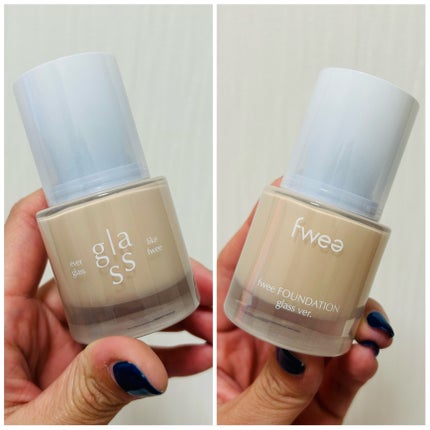 フィーファンデーションガラス/fwee/リキッドファンデーションを使ったクチコミ(2枚目)