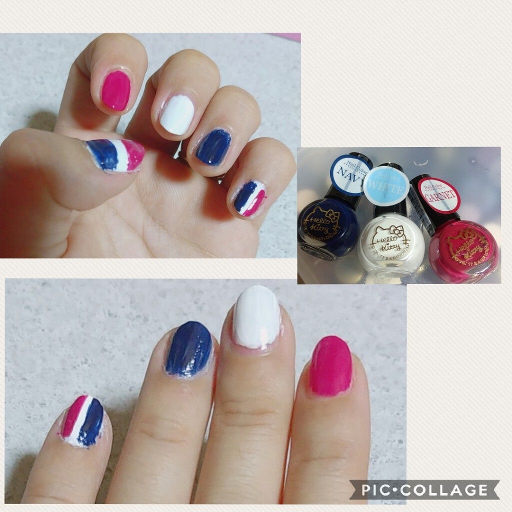 サンリオネイル/DAISO/マニキュアを使ったクチコミ(1枚目)