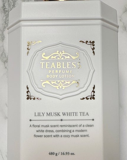 パフュームボディローション リリィムスクホワイトティー/TEABLESS/ボディローションを使ったクチコミ(5枚目)