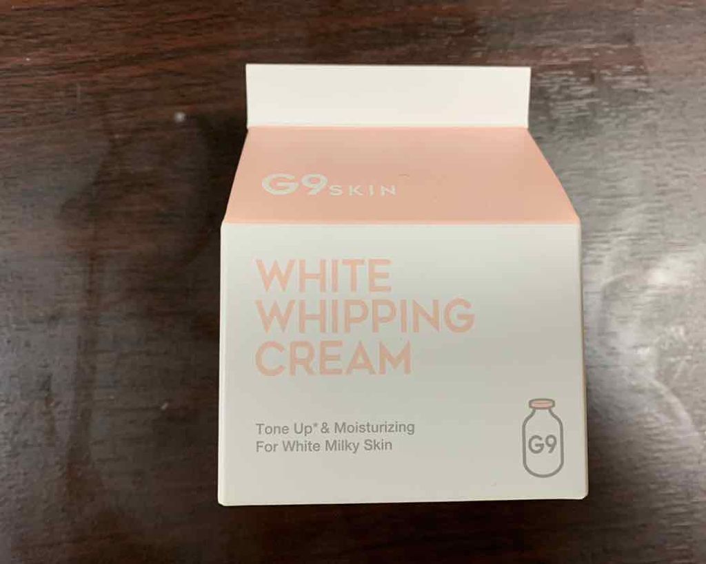 WHITE WHIPPING CREAM(ウユクリーム)/G9SKIN/化粧下地を使ったクチコミ(1枚目)