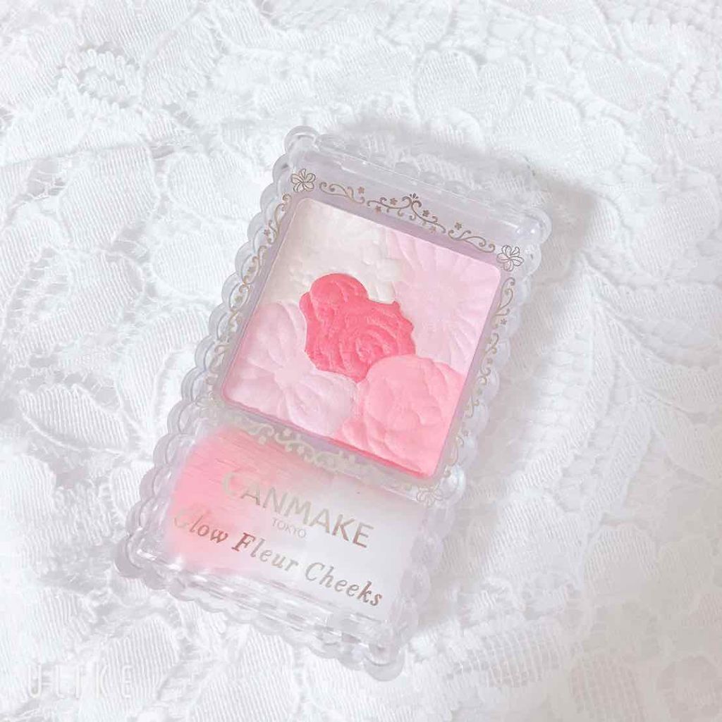 グロウフルールチークス/キャンメイク/パウダーチークを使ったクチコミ（1枚目）