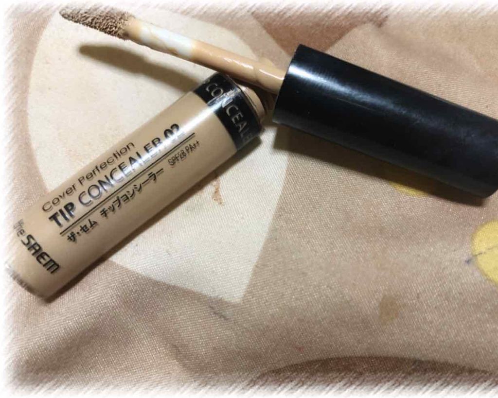 カバーパーフェクション チップコンシーラー/the SAEM/リキッドコンシーラーを使ったクチコミ（2枚目）