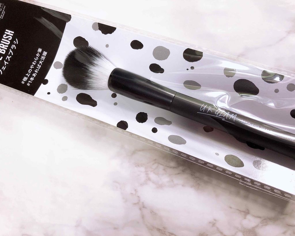 UR GLAM FACE BRUSH/U R GLAM/メイクブラシを使ったクチコミ(1枚目)
