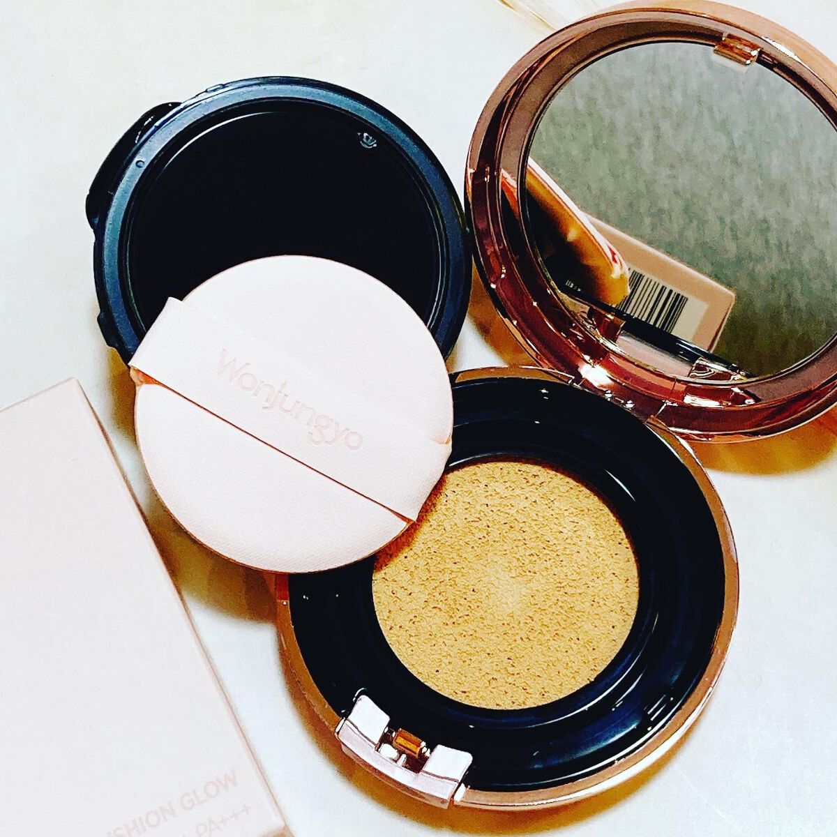 ウォンジョンヨ フィッティングクッション グロウ/Wonjungyo/クッションファンデーションを使ったクチコミ(2枚目)