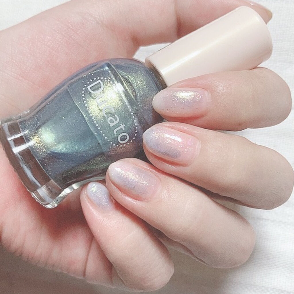 ナチュラルネイルカラーN 009 ミルキーホワイト/デュカート/マニキュアを使ったクチコミ（2枚目）