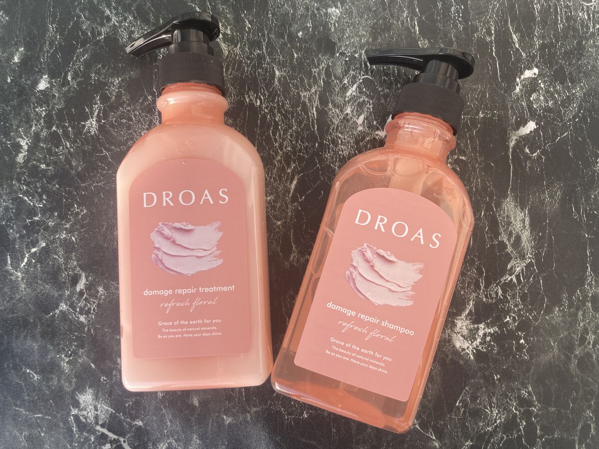 ダメージリペアシャンプー/トリートメント/DROAS/市販シャンプーを使ったクチコミ（1枚目）