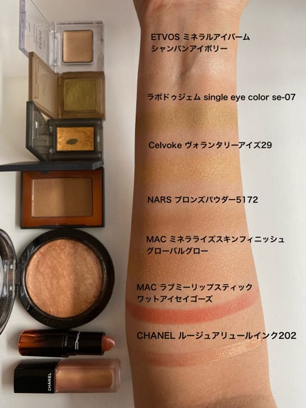 ブロンズパウダー/NARS/プレストパウダーを使ったクチコミ(4枚目)