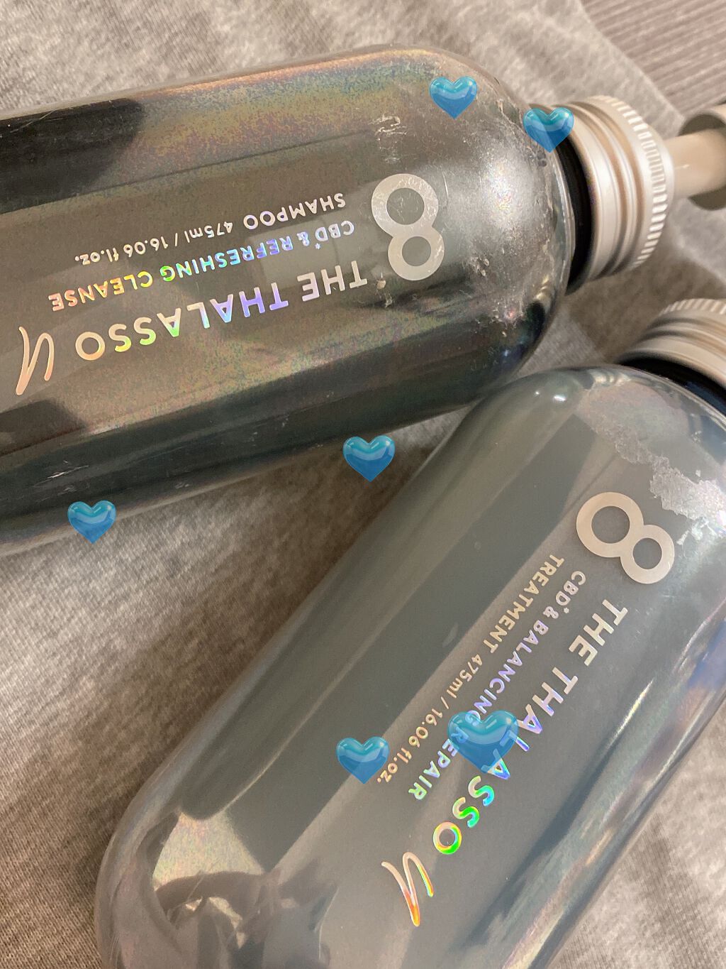 エイトザタラソ ユー CBD&リフレッシング クレンズ 美容液シャンプー/CBD&バランシング ダメージリペア 美容液ヘアトリートメント/エイトザタラソ/市販シャンプーを使ったクチコミ(1枚目)