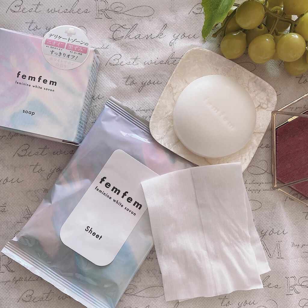 フェムフェムフェミニンホワイトサボン/アスティ コスメフリーク/デリケートゾーンケアを使ったクチコミ(3枚目)