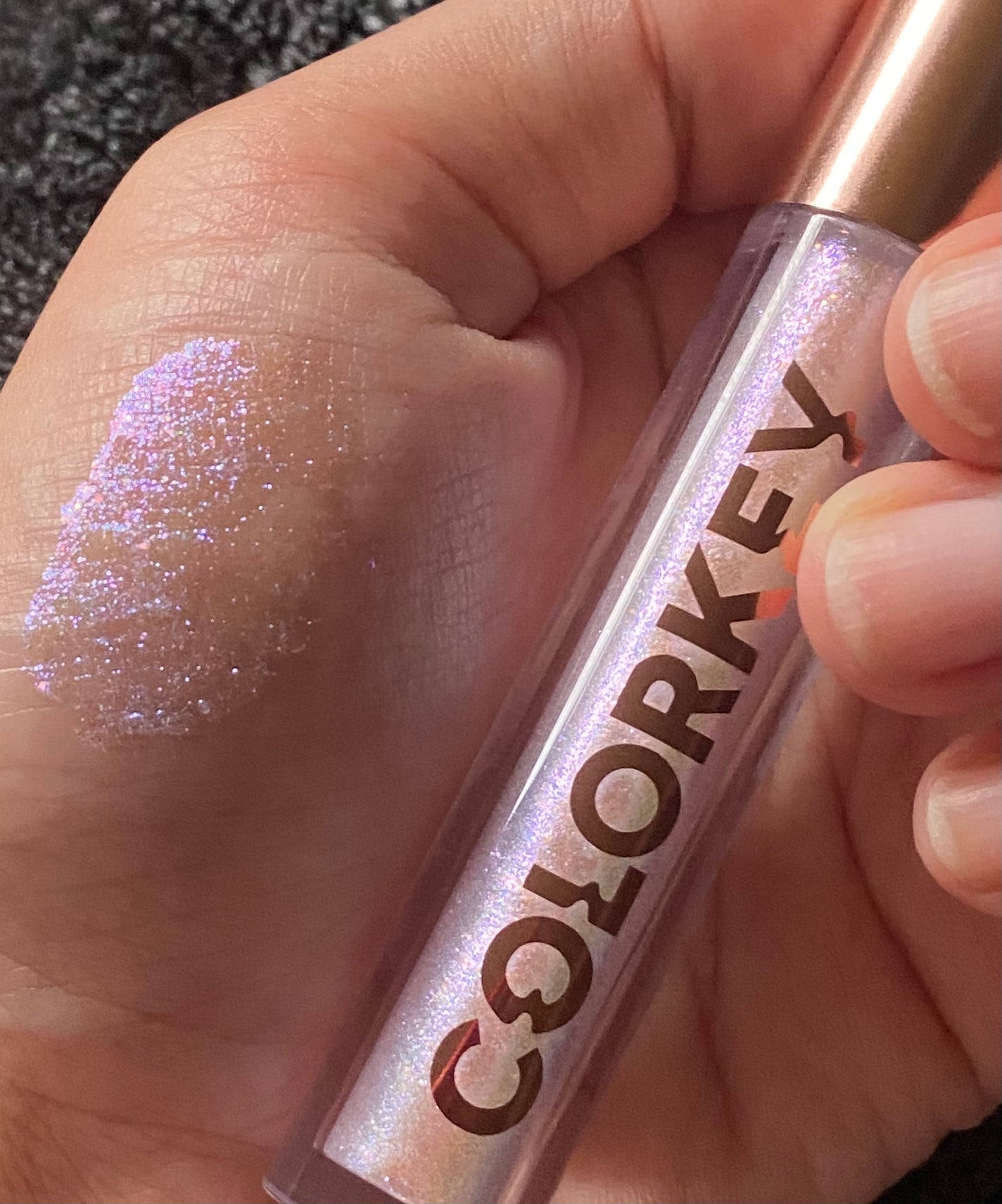 スパークリングギャラクシーリキッドアイシャドウ/COLORKEY/リキッドアイシャドウを使ったクチコミ(5枚目)