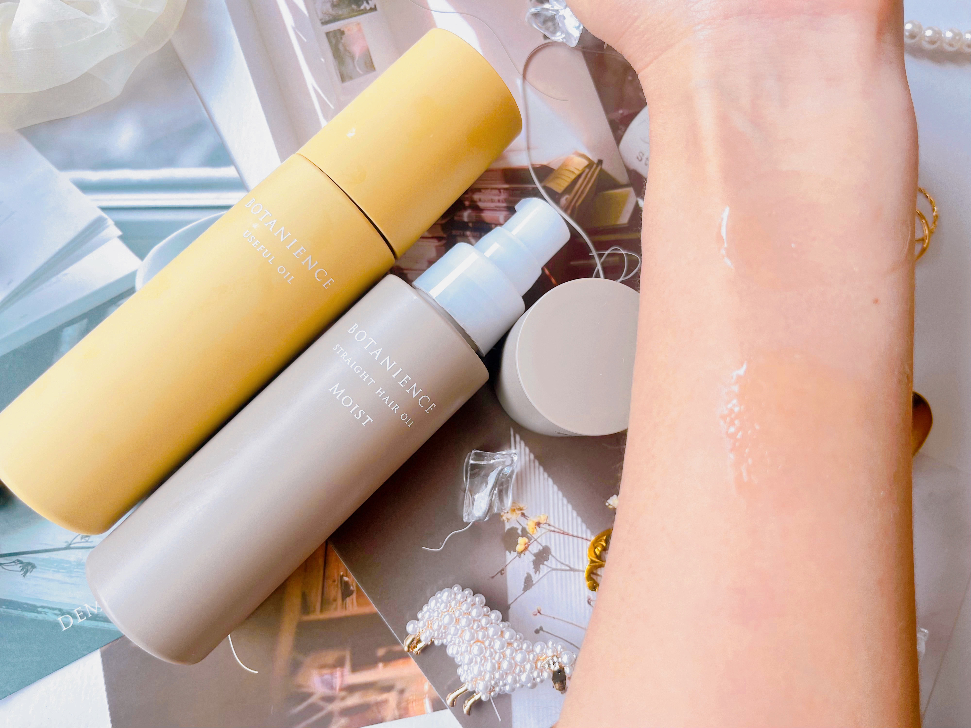 ボタニエンス ストレートヘアオイル モイスト/サンコール/ヘアオイルを使ったクチコミ（3枚目）