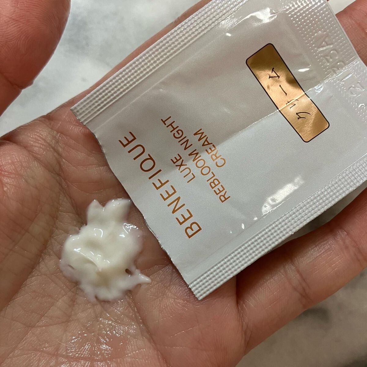 リュクス リブルームナイトクリーム/BENEFIQUE/フェイスクリームを使ったクチコミ（2枚目）