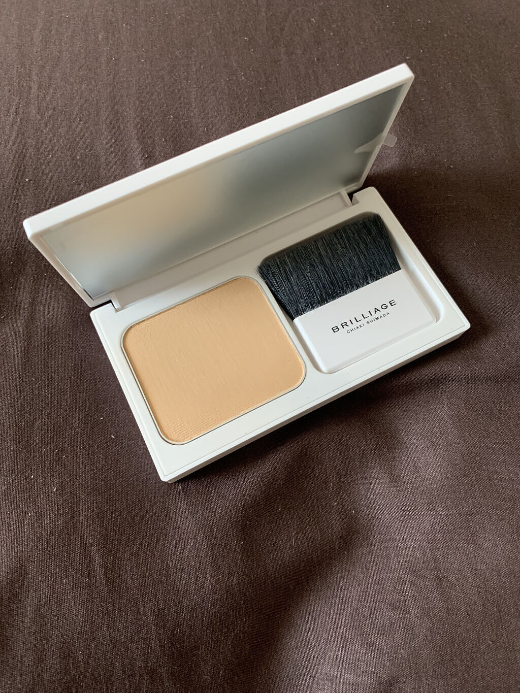 パウダリーファンデーション ソフトシャイニー 40（標準カラー）/ブリリアージュ/パウダーファンデーションを使ったクチコミ（2枚目）