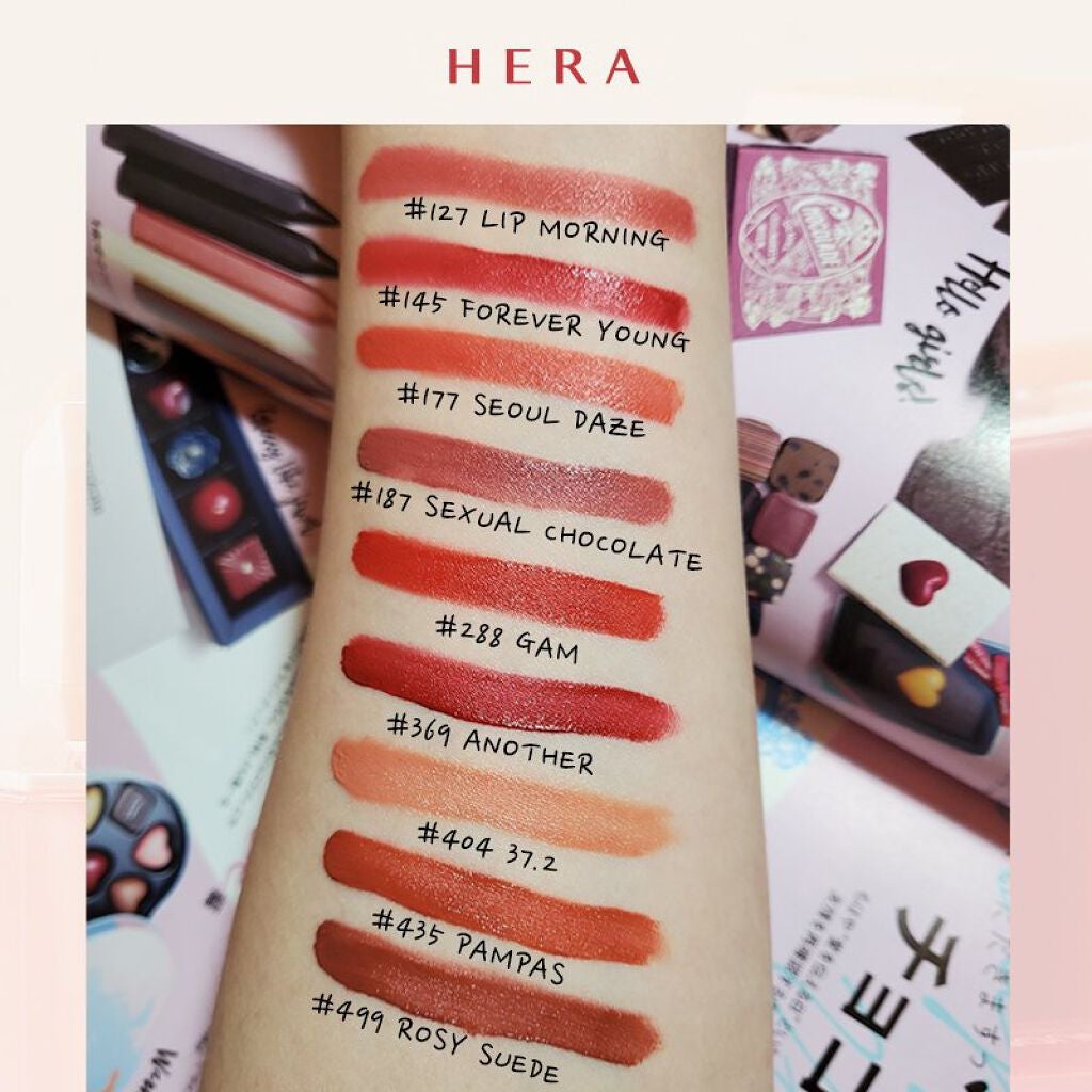 センシュアルパウダーマットリキッド/HERA/口紅を使ったクチコミ(2枚目)