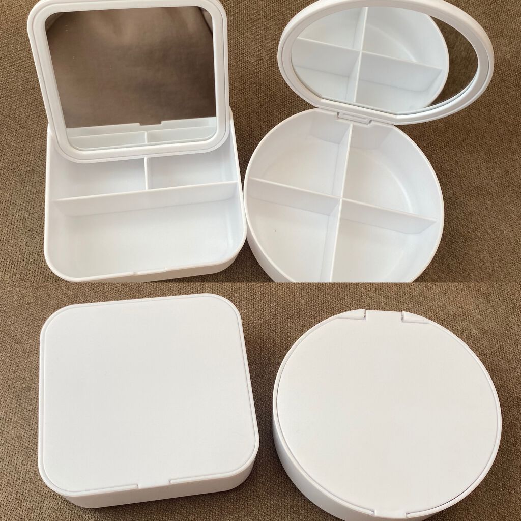 収納BOX付きミラー/セリア/その他を使ったクチコミ(2枚目)