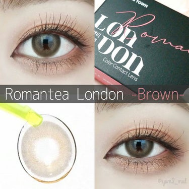 Romantea London/THEPIEL/カラーコンタクトレンズを使ったクチコミ（1枚目）