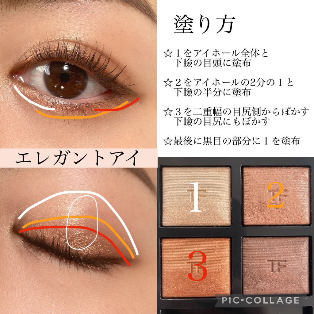 アイ カラー クォード 04A サスピション/TOM FORD BEAUTY/アイシャドウパレットを使ったクチコミ（3枚目）