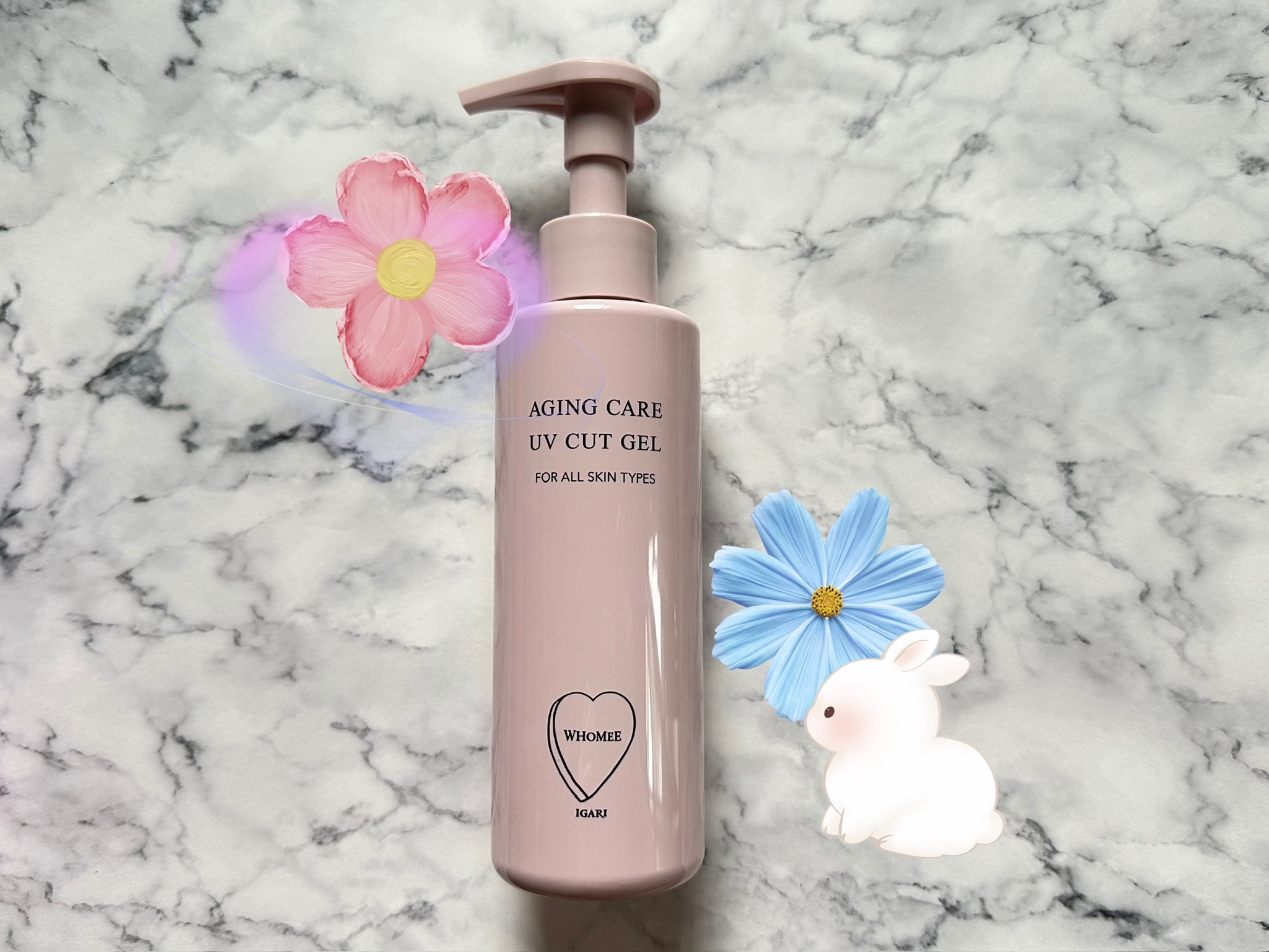 エイジングケアUVカットジェル 150g/WHOMEE/日焼け止めジェルを使ったクチコミ（1枚目）