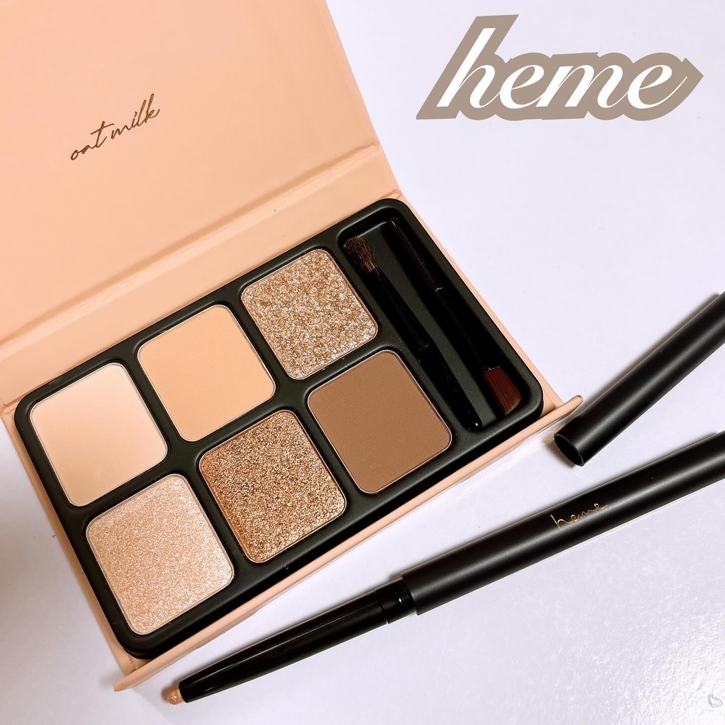 アイカラーパレット/heme/アイシャドウパレットを使ったクチコミ（1枚目）