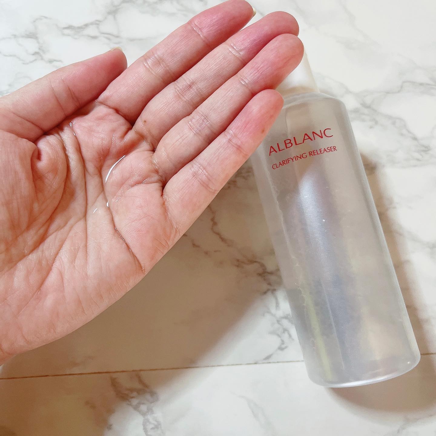 クラリファイイング リリーサー/ALBLANC/クレンジングウォーターを使ったクチコミ（2枚目）