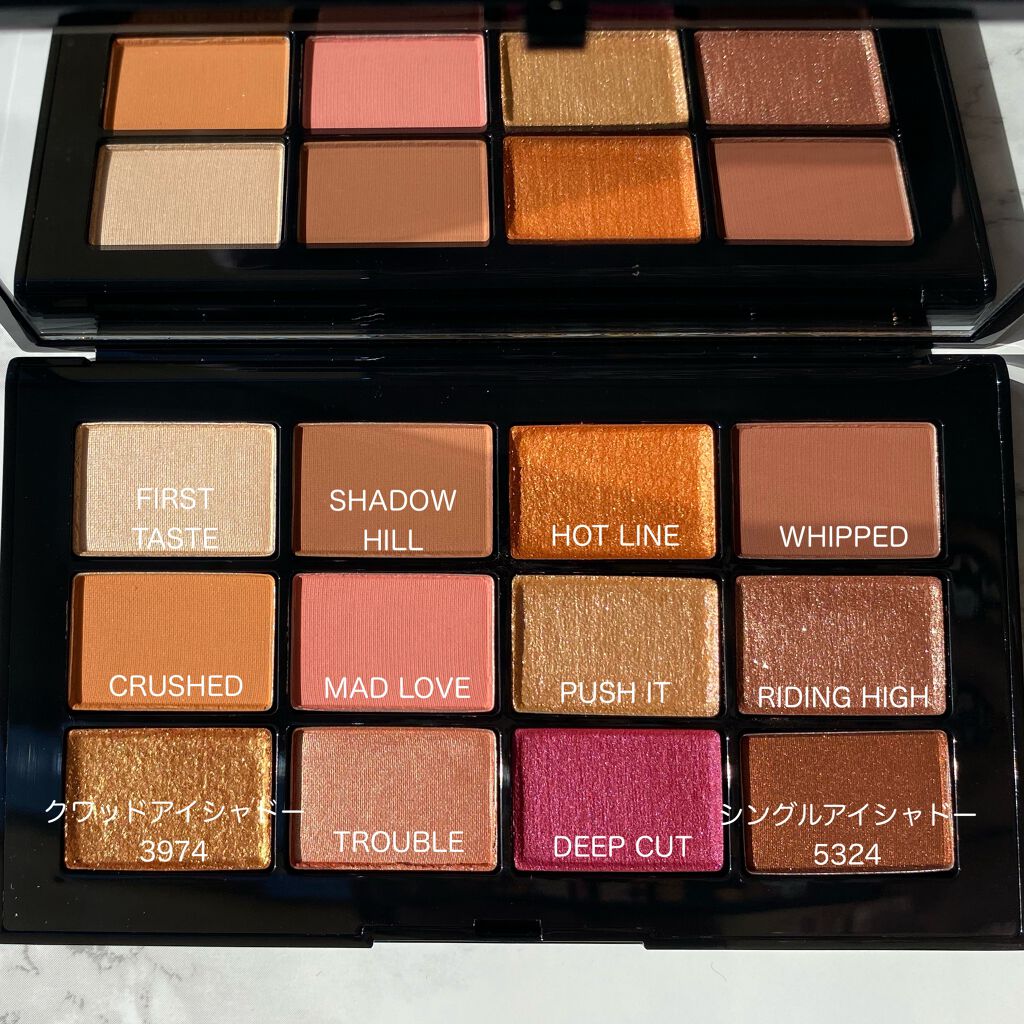 アフターグロー アイシャドーパレット/NARS/アイシャドウパレットを使ったクチコミ（2枚目）