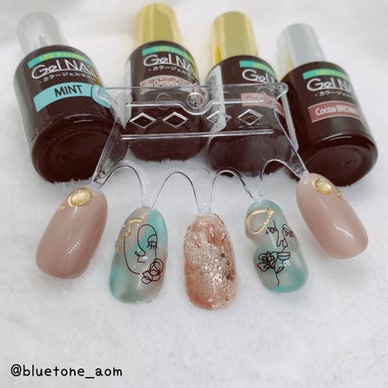 ジェルネイル(ライト対応)/セリア/ジェルネイルを使ったクチコミ(1枚目)