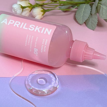 ピンクアロエビタトナー/APRILSKIN/化粧水を使ったクチコミ(5枚目)