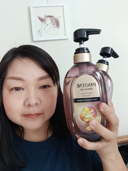 ミラクルズ うねりコントロール&リペア ボンドリペア シャンプー/トリートメント/パンテーン/市販シャンプーを使ったクチコミ(6枚目)