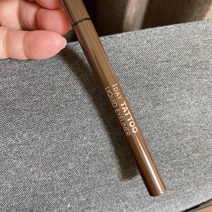 1DAY TATTOO リキッドアイライナー 02 ビターブラウン/K-パレット/リキッドアイライナーを使ったクチコミ(3枚目)