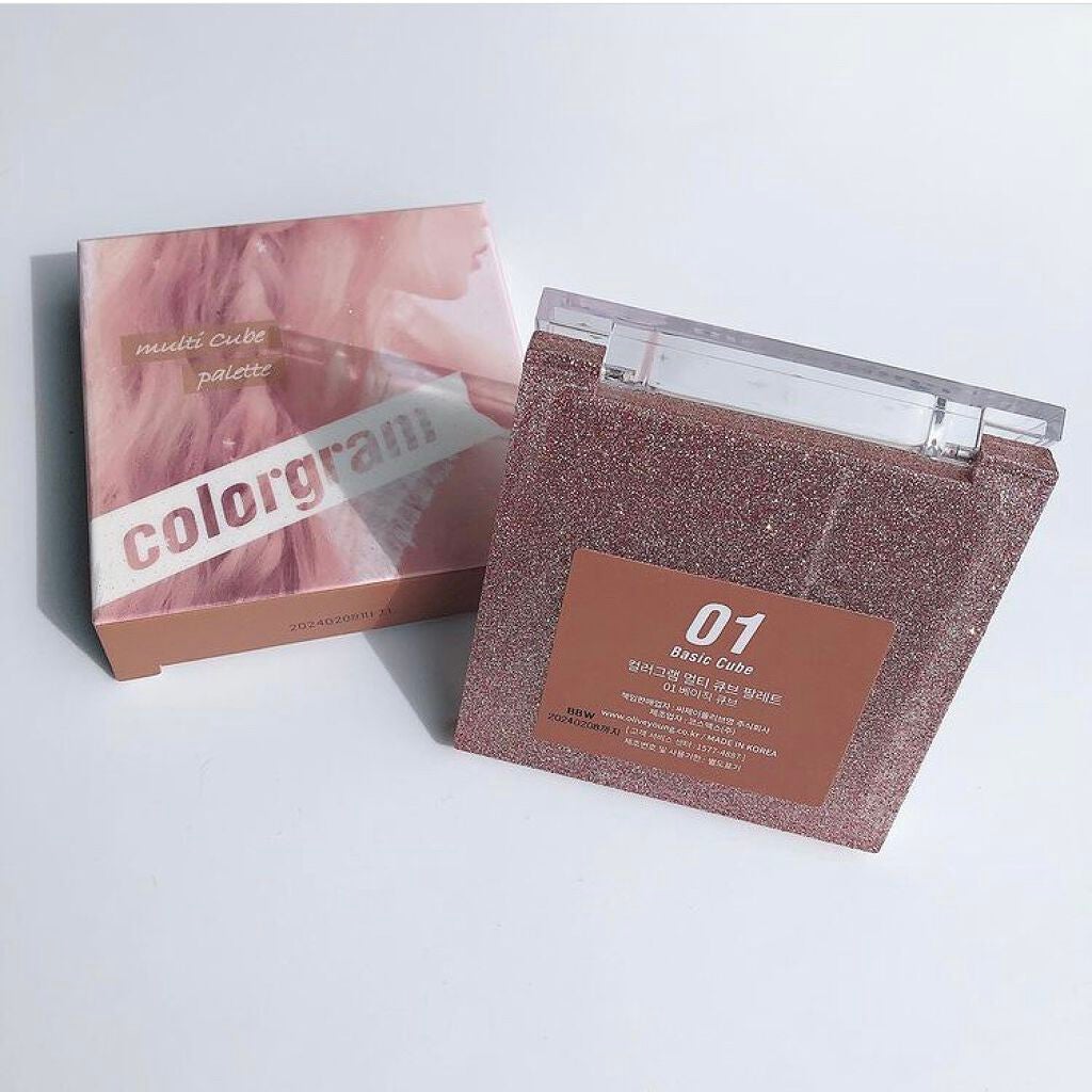 colorgram マルチキューブパレット/Colorgram/アイシャドウパレットを使ったクチコミ(3枚目)