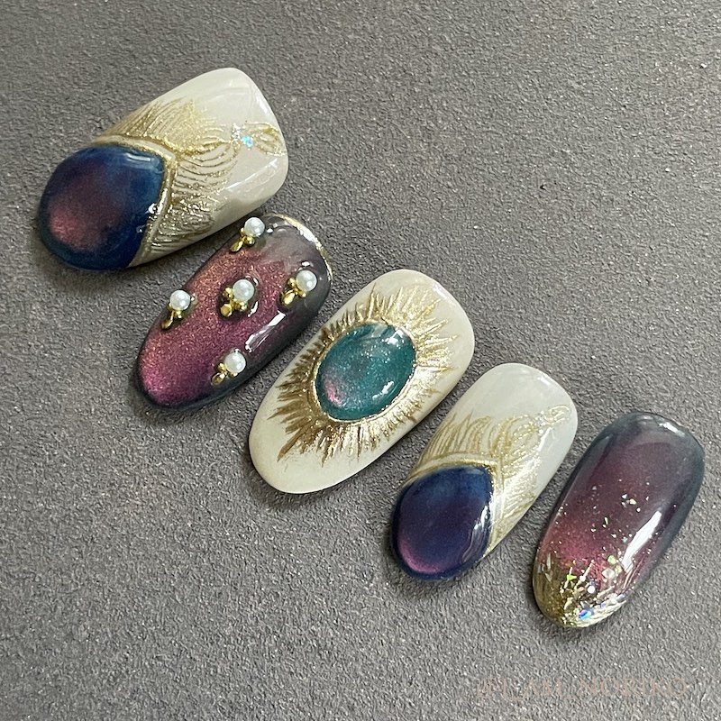 痛ライナー 金/ネイル工房/ジェルネイルを使ったクチコミ（2枚目）