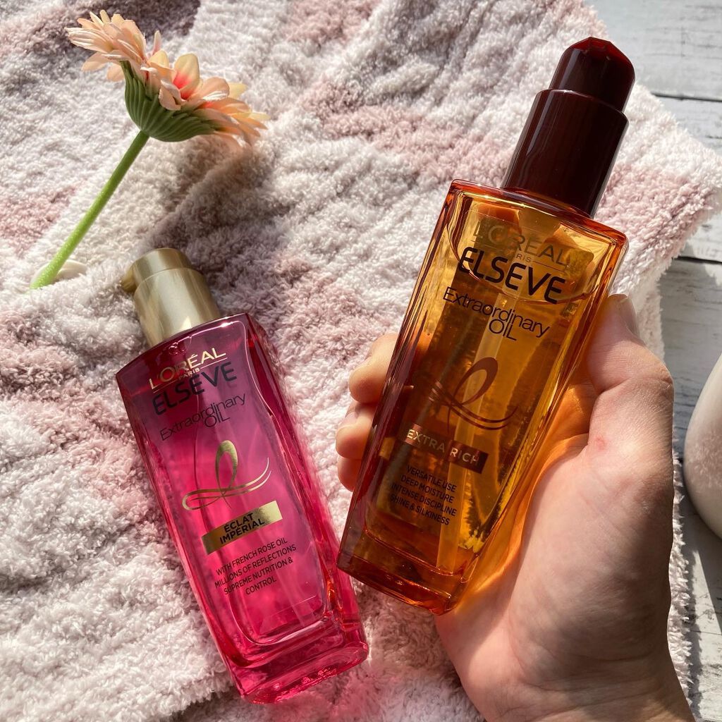 エルセーヴ エクストラオーディナリーオイル エクストラリッチ フィニッシュ/ロレアル パリ/ヘアオイルを使ったクチコミ(3枚目)