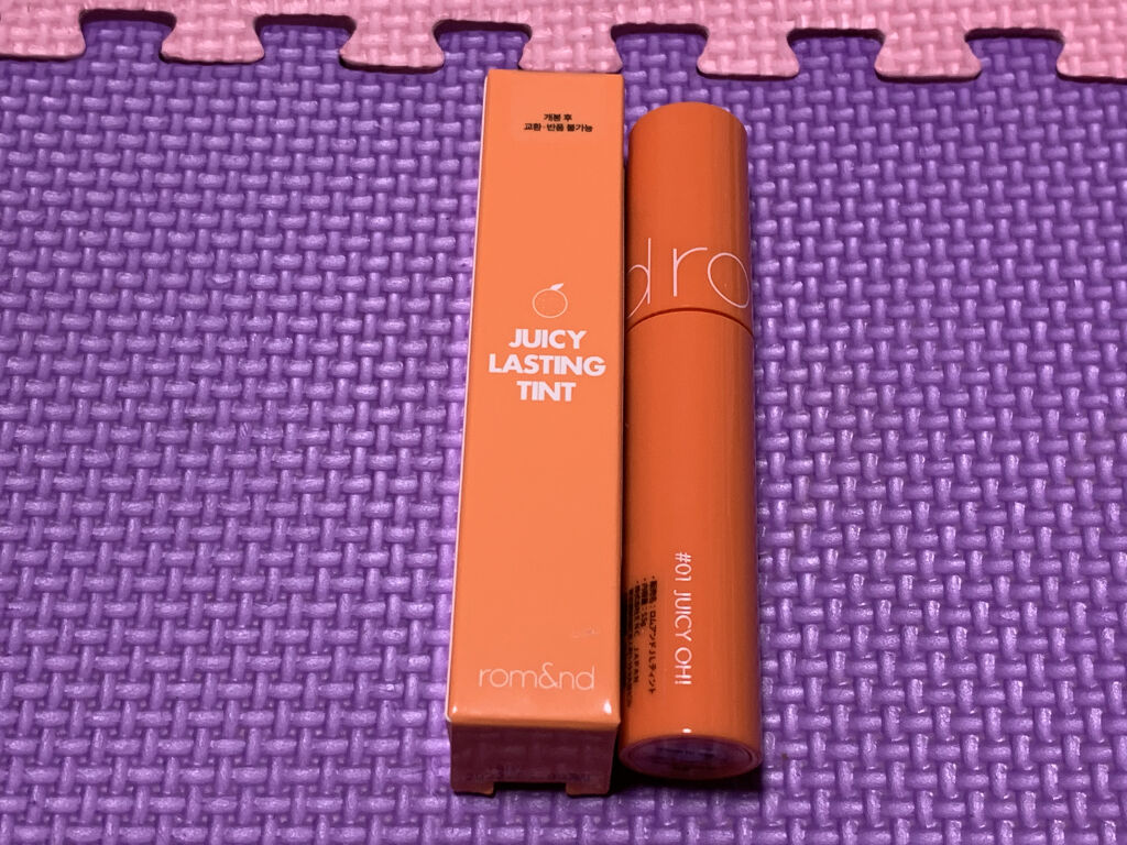 グラスティングウォーターティント/rom&nd/リップティントを使ったクチコミ（2枚目）