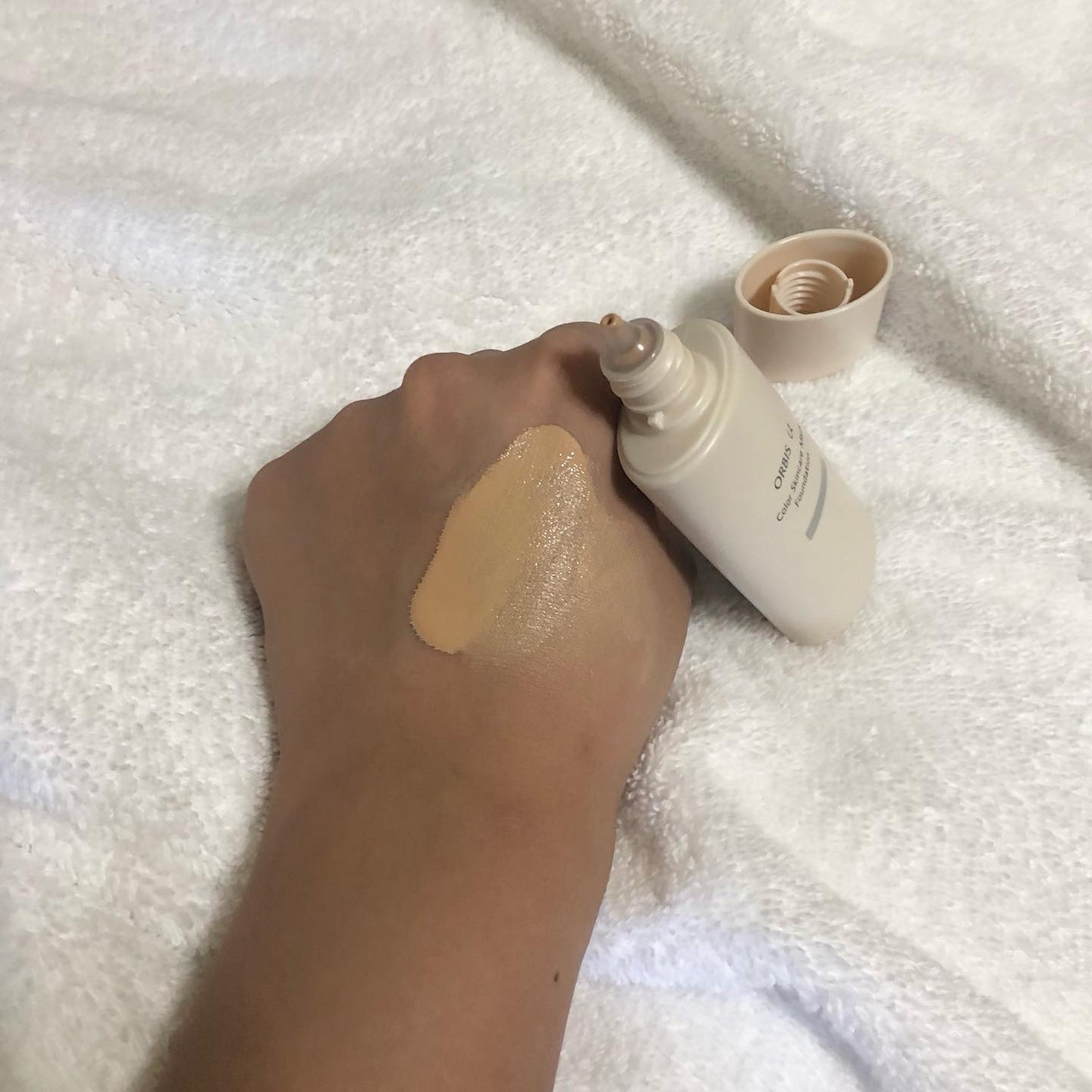 オルビスユー カラースキンケアマスク ファンデーション/オルビス/リキッドファンデーションを使ったクチコミ(1枚目)