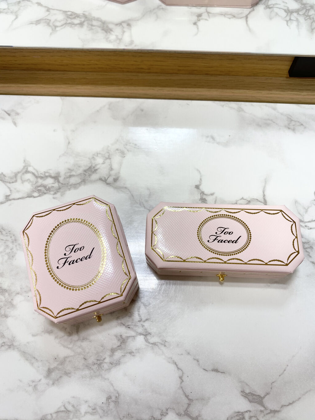 ～ダイヤモンドライト シリーズ～ マルチユース ハイライター トリオ/Too Faced/パウダーハイライトを使ったクチコミ（3枚目）