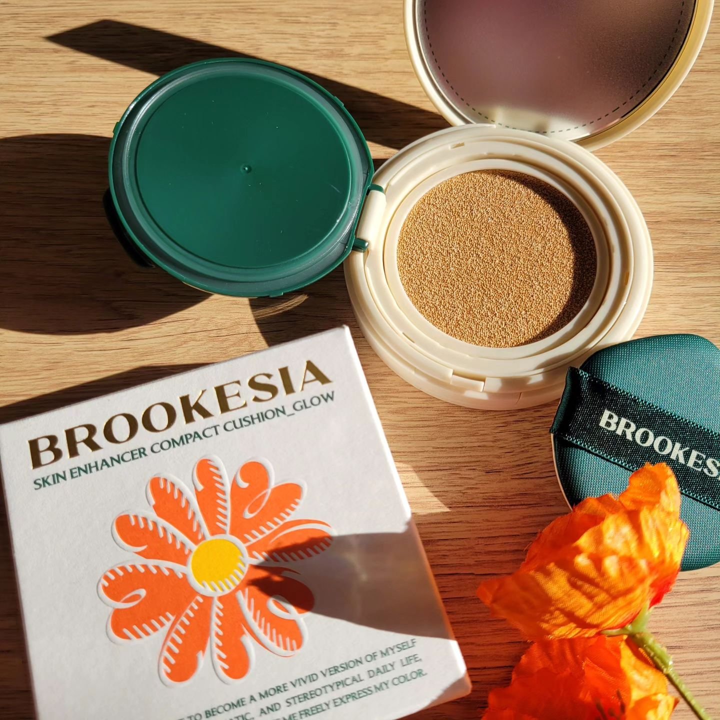 スキンエンハンサー コンパクトクッション（グロー)/BROOKESIA/クッションファンデーションを使ったクチコミ（1枚目）
