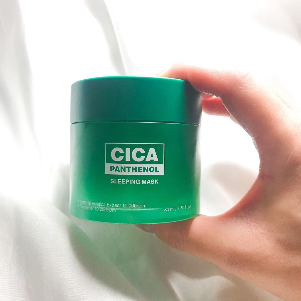 シカパンテノールスリーピングマスク/SNP/フェイスクリームを使ったクチコミ（2枚目）