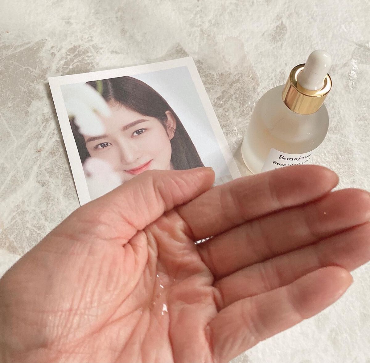 ローズステムセルセラム/Bonajour/美容液を使ったクチコミ(3枚目)