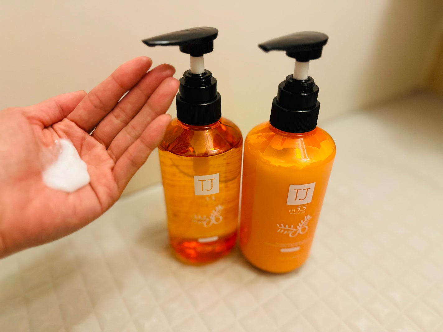 TJ pH5.5 シャンプー&トリートメント/True jouvencE/市販シャンプーを使ったクチコミ(3枚目)