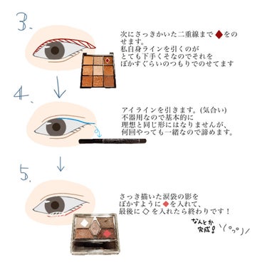 UR GLAM　BLOOMING EYE COLOR PALETTE/U R GLAM/アイシャドウパレットを使ったクチコミ（3枚目）