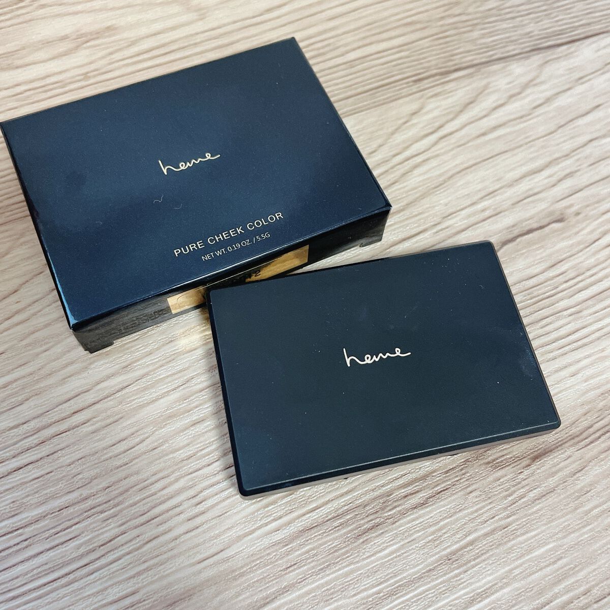 ピュア チーク カラー/heme/パウダーチークを使ったクチコミ（2枚目）